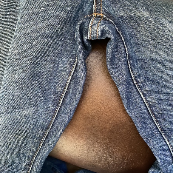 Madewell Rivet & Thread 100% Cotton High Rise Denim Button Fly Size 28 - Picture 10 of 13